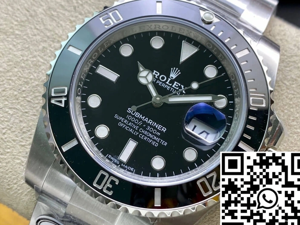 Rolex V4 Clean Black Factory Submariner Dial 116610LN-97200 0428